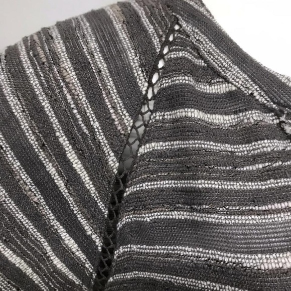 FREE PEOPLE Top METALLIC Chest 44" OVERSIZED S M L - Picture 3 of 8